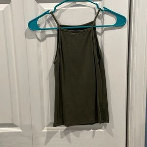 Forest green tank top